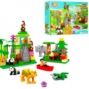 لگو دوپلو حیوانات جنگل 106 قطعه مدل Wild Animals 5285_اسباب بازی